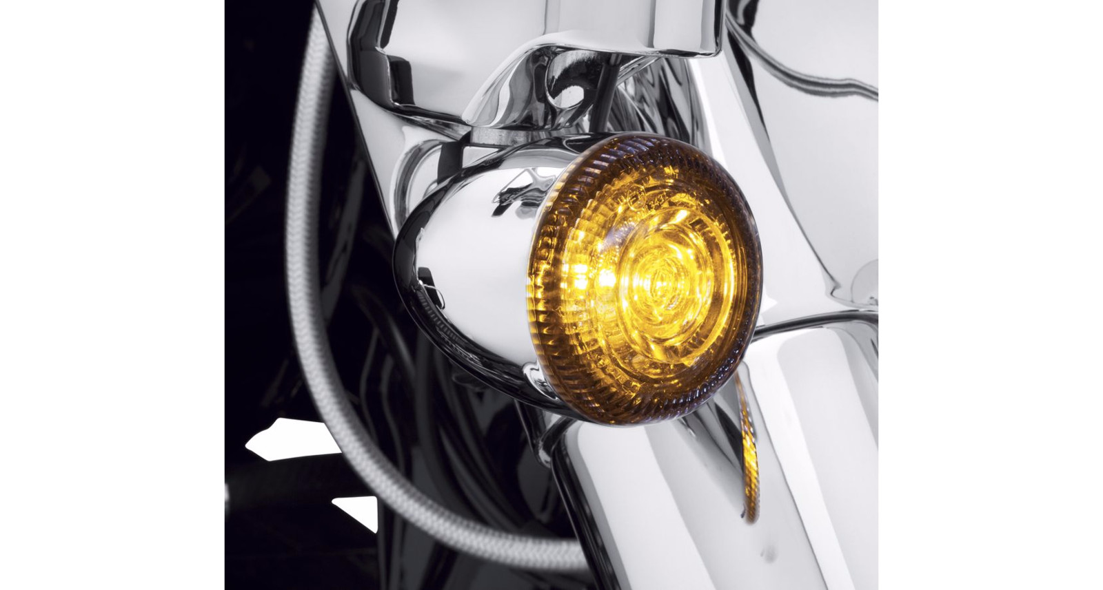 67800639Amber LED Bullet Turn Signal Insert Kit