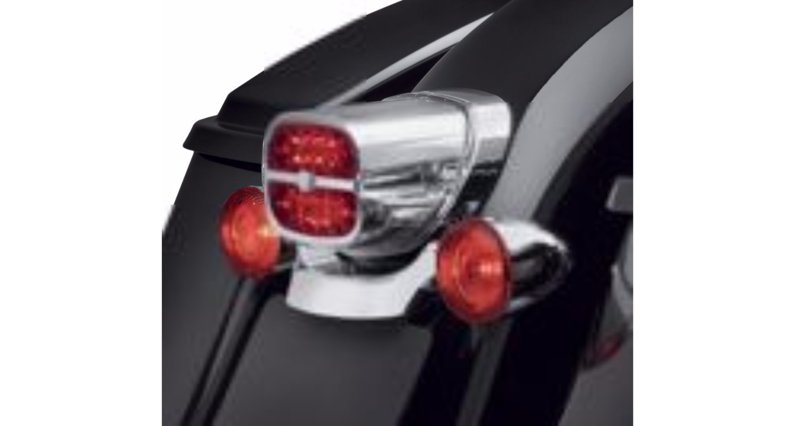 67800640Red LED Bullet Turn Signal Insert Kit